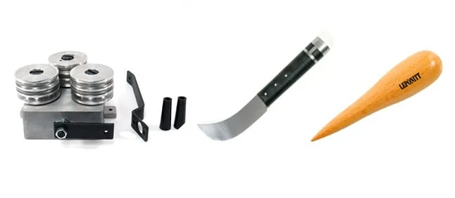 įrankiai stiklo apdirbimui darbui su vitražais